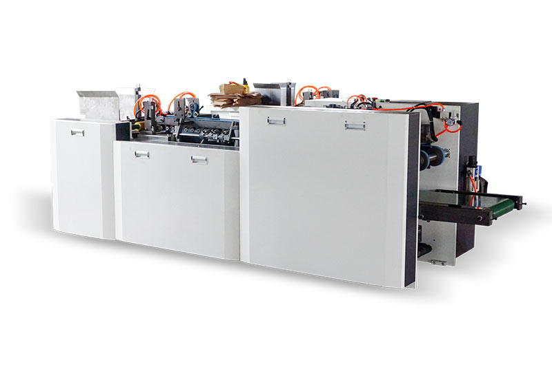 HBJ-D300全自動(dòng)西點(diǎn)紙盒成型機(jī)（上膠、折邊、成型一體機(jī)）